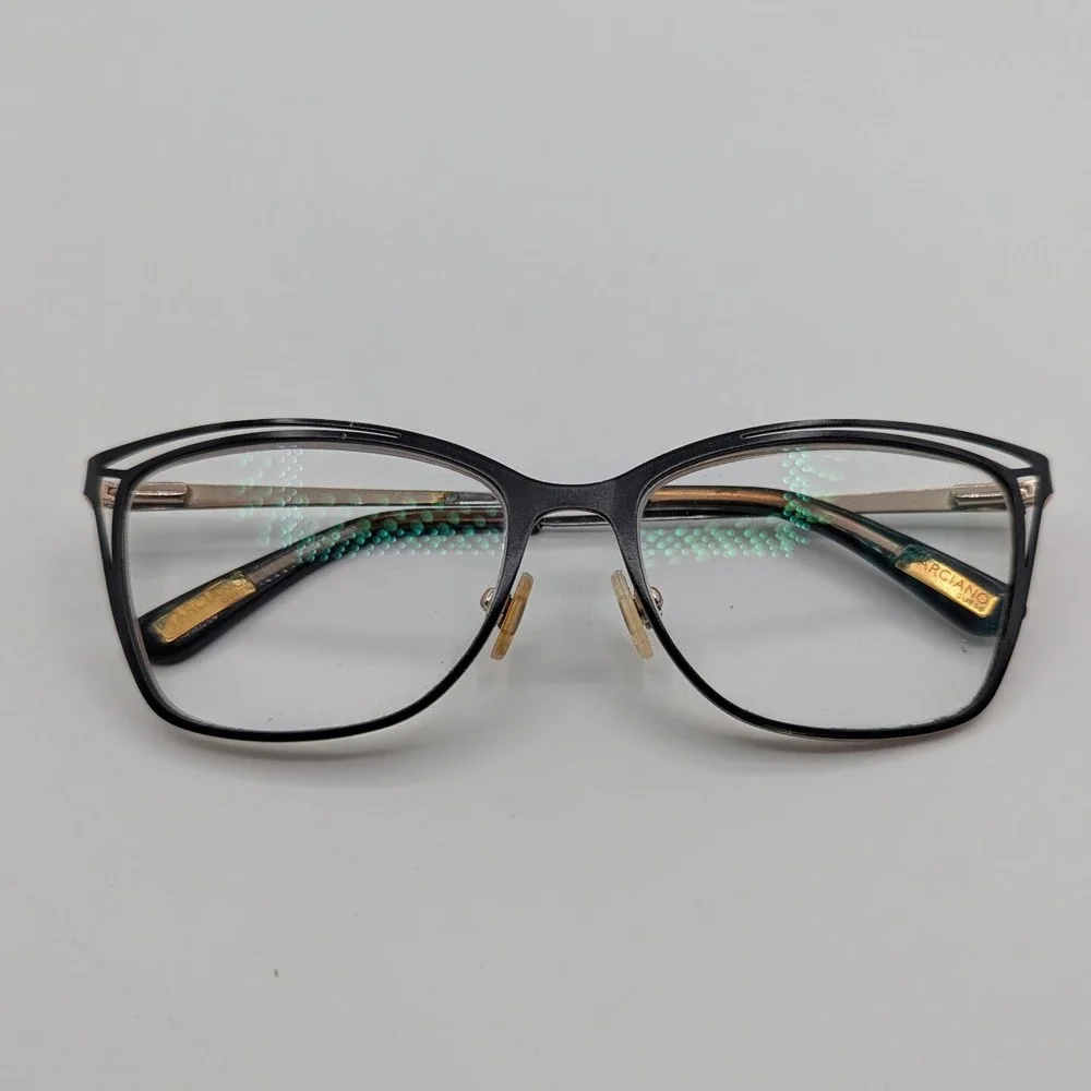 Marciano Guess GM0310-3 002 Black Gold Cat Eye Eyeglasses Frames with Case